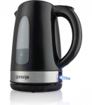 Gorenje Kettle K17BK Standard 2200 W 1.7 L Plastic/ metal 360&deg; rotational base Black