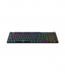 iBox AURORA K-6 keyboard Universal RF Wireless + Bluetooth QWERTY English Black