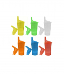 Safety cup to eat and drink orange