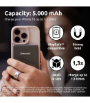 POWER BANK USB 5000MAH MAG/GREY 7344024 INTENSO