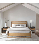 Voodi OZZO madratsiga HARMONY TOP 160x200cm, hele puit