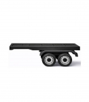 HL358 Mercedes Scania Actros black vehicle semi-trailer