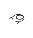 CABLE 2X RCA/CINCH MALE -2X RCA/CINCH MALE 3 M