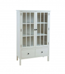 Vitriinkapp DEVON 80.5x35xH136cm, valge