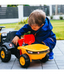 FALK JCB oranž traktor koos haagisega, sobib alates 1. eluaastast