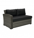 Mooduldiivan GENEVA 2-kohaline 132x81xH78cm, vasaku k&auml;etoega, hall