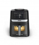 Tefal Easy Fry Silence EY5568E0 fryer Single 5 L Stand-alone Hot air fryer Black, Stainless steel