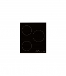 Vitroceramic hob MPM-45-VCB-21, black, 45cm