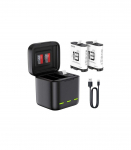 Three-channel battery charger for GoPro Hero 13 Black Telesin (S0-BCG-10-TGP)