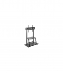 Manhattan TV & Monitor Mount, Trolley Stand, 1 screen, Screen Sizes: 37-100", Black, VESA 200x200 to 800x600mm, Max