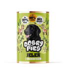DOBRY PIES Venison with amaranth - wet dog food - 400g