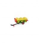 Round bale collector