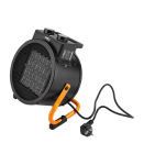 Electric Ceramic PTC Fan Heater NEO TOOLS 90-063 3 kW, Black/Orange