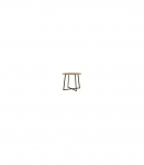 &Uuml;mmargune s&ouml;&ouml;gilaud LUNA tamm/must 90 cm