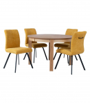 S&ouml;&ouml;gilauakomplekt CHICAGO NEW &uuml;mmargune laud ja 4 tooli 10588