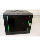SALE OUT. DIGITUS 9U wall mounting cabinet, Unique 509x600x450 mm, color black (RAL 9005) Digitus Wall Mounting