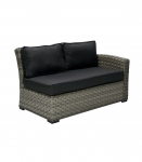 Mooduldiivan GENEVA 2-kohaline 132x81xH78cm, parema k&auml;etoega, hall