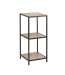 Riiul SEAFORD 35x37xH82,5cm, tamm, m&ouml;&ouml;bliplaat, metall