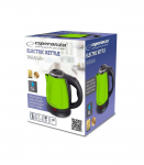 Esperanza EKK128G Electric kettle Parana 1 L, Green 1350 W