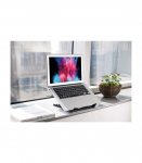 Manhattan Laptop and Tablet Stand, Adjustable (5 positions), Suitable for all tablets and laptops up to 15.6", Portable