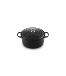Le Creuset Signature Roaster round 30cm black Schwarz (21177300000430)