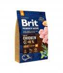 BRIT Premium by Nature Adult M - dry dog food Chicken - 8 kg