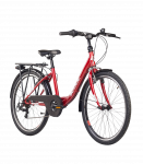 Laste jalgratas S'COOL chiX, 24" Red/White