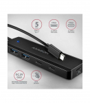 HUB 4-port HUE-C2C 5Gbp s 2x USB-A + 2x USB-C