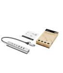 USB-C/USB-A Metal Hub 6 port 3xUSBc/3xUSBa