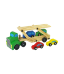 Wooden Green Truck with Trucks Blocks