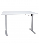 T&ouml;&ouml;laud ERGO 1-mootoriga 140x80xH71-121cm, hallikasvalge/h&otilde;behall