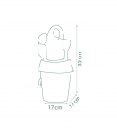 SMOBY roheline &auml;mber Mikki-Hiire ja Minni kujutisega koos liivatarvikutega ja bioplastist kastmiskannuga