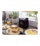 Philips Daily Collection Toaster HD2583/90 Number of slots 2 Housing material Plastic Black