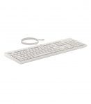 HP 225 G2 USB Wired Mouse Keyboard Combo, Copilot Key - Cashmere White - ESTONIAN
