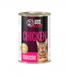 JOHN DOG For cats Chicken Mousse - wet cat food - 400g