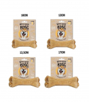 PAKA ZWIERZAKA Bone with goat L 13,5 cm - dog treat - 70g