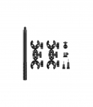 Motorcycle/bicycle mount PULUZ with two clamps and selfie stick 150 cm