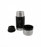 Stainless steel food thermos STANLEY CLASSIC, black, 0.7 L Stanley