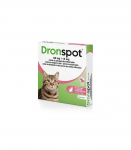Vetoquinol DRONSPOT dla średnich kot&oacute;w (2,5-5kg)