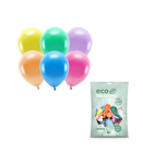 PartyDeco &otilde;hupall, 100 tk, 26 cm, ECO, metallik segu