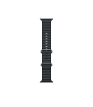 49mm Black Ocean Band - Natural Titanium Finish
