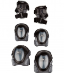 Kaitsmete komplekt &middot; Junior &middot; Must/Hall &middot; M  75CI