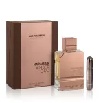 Al Haramain Amber Oud Tobacco Edition EDP 200 ml + Pocket Spray 200 ml + Pocket Spray Refillable