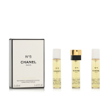 Chanel No 5 EDT 3 x tasku (mini) pihusti W Chanel No 5 EDT 3 x 20 ml Refill pocket (mini) spray W