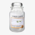 Yankee Candle Classic Large Jar Candles Scented Candle Fluffy Towels 623 g