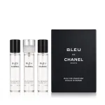 Chanel Bleu de Chanel EDP EDP with Spray 20ml + 2 x 20 ml M EDP Refill with Spray 20ml + Refill 2 x 20 ml M