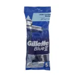 Gillette Blue II Chromium &uuml;hekordsed habemed M Gillette Blue II Chromium disposable razors 5 pcs M