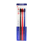 Swissdent Colours pehme-keskmised hambaharjad (must, punane, sinine) 3 tk