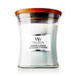 WoodWick Keskmine Kella Kujuline K&uuml;&uuml;nal Aroom Sagewood & Seagrass 275 g