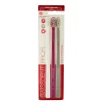 Swissdent Whitening Soft Family Toothbrushes (white, pink, grey) 3 pcs